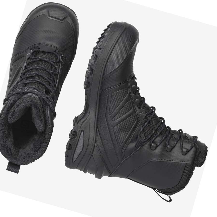 Botas Salomon TOUNDRA FORCES CLIMASALOMON™ WATERPROOF Hombre Negros | MX 3363GSO